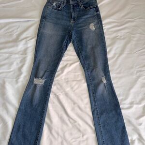 Women's Tall Bootcut Jeans | Size 5 | Long Jeans for Tall Women | Distressed